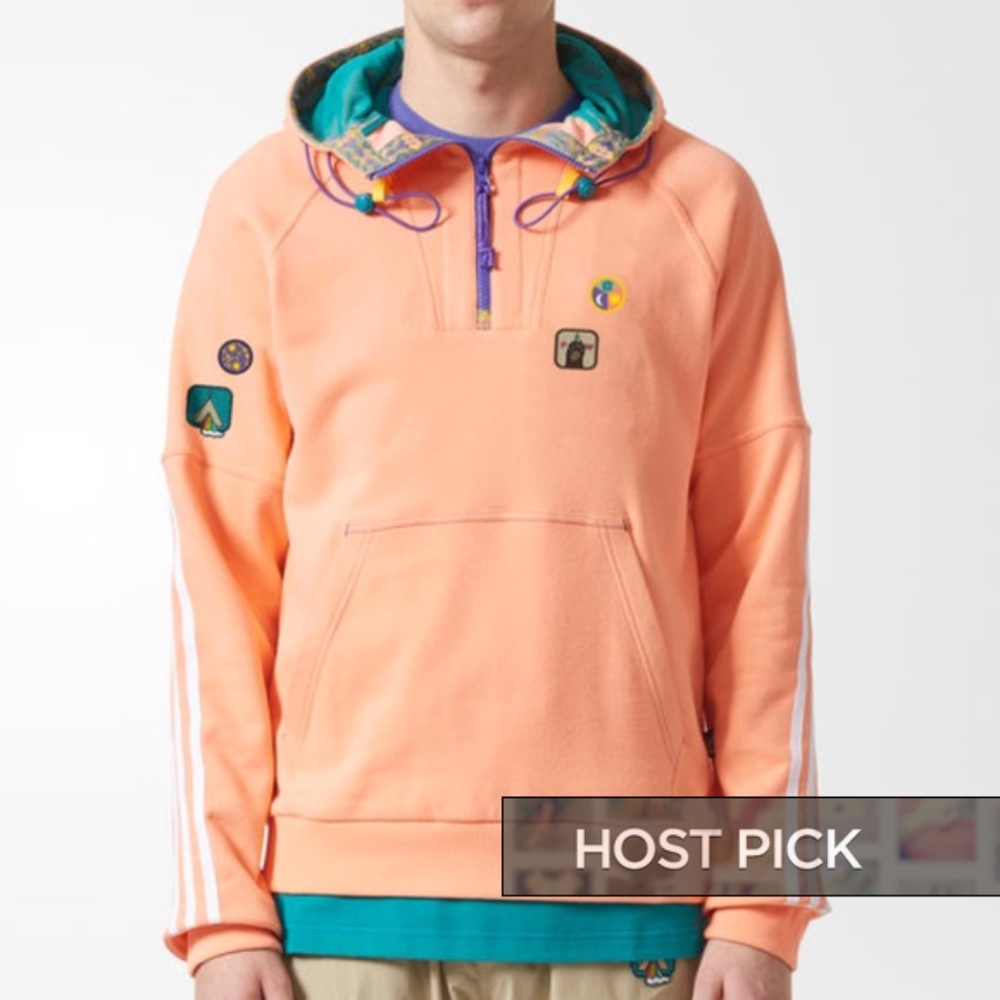 NWT adidas x Pharrell Hu Sunglow Hoodie L - Picture 1 of 8